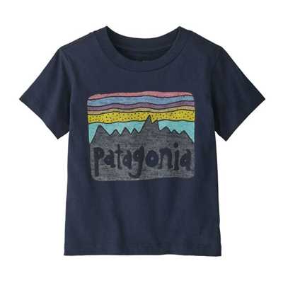 T-Shirt - Neo navy - Bambino - T-Shirt bambino Baby Fitz Roy Skies T-Shirt  Patagonia